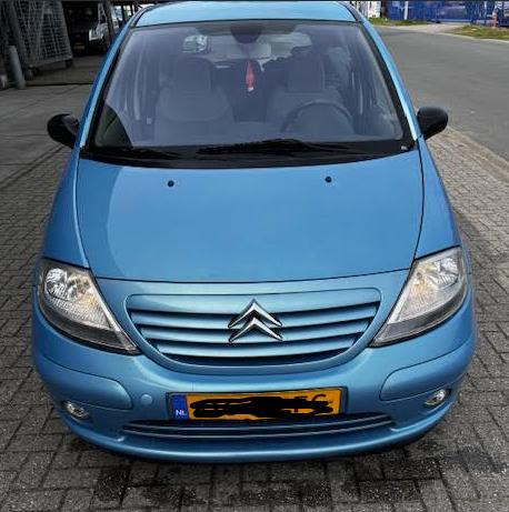 750 euro Citroen C3 bj 2002 met apk okt 2026, Auto's, Stof, 4 cilinders, Blauw, Handgeschakeld