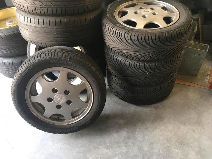 Fuchs Porsche 911  964 orginele velgen, Auto-onderdelen, Banden en Velgen, Banden en Velgen, Zomerbanden, 16 inch, 235 mm, Personenwagen