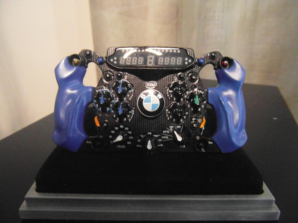 BMW Sauber F1 miniatuur raceauto stuur 1:50  Amalgam, Ophalen of Verzenden, Zo goed als nieuw, Auto, Overige merken