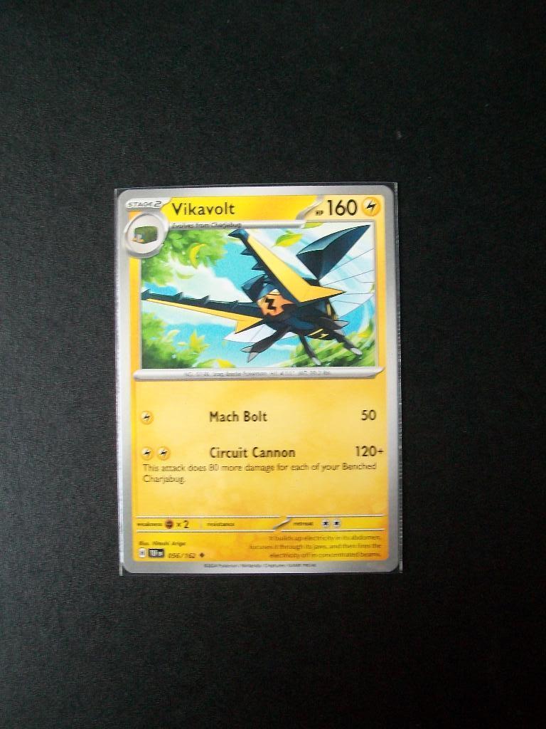 8777: Nieuwe Pokemonkaart VIKAVOLT  HP 160 (056/162), Verzenden, Nieuw, Losse kaart