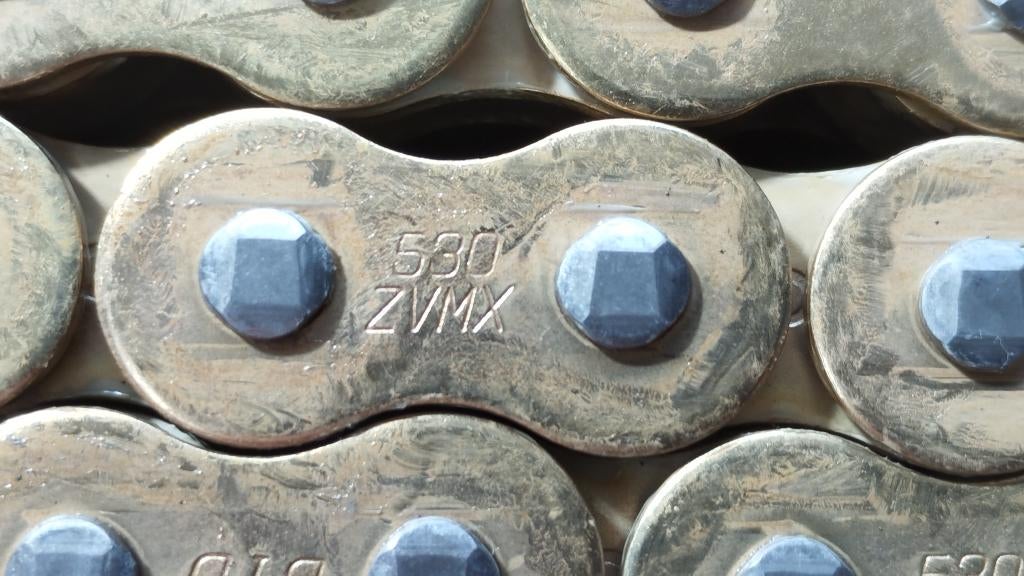 NIEUWE DID ZVM-X 530 ketting 114 schakels , goudkleurig, Motoren, Ophalen, Nieuw