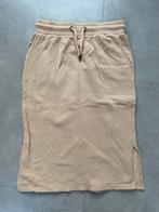 Selected Femme Camel Sweatstof Rok Driekwart Split Maat S, Beige, Ophalen of Verzenden, Zo goed als nieuw, Maat 36 (S)