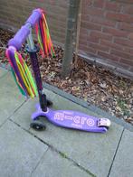 Micro Maxi Step Paars met Regenboog Lintjes, Ophalen, Gebruikt, Gewone step, Micro