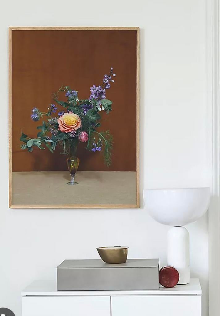 Paper Collective Poster Uffe Buchard Blomst 08 / Brown 50x70, Rechthoekig Staand, Nieuw, Ophalen of Verzenden, A1 t/m A3