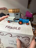 Vintage speelgoed tractor met kiepbak, Gebruikt, 1:50 of kleiner, Overige typen, Ophalen