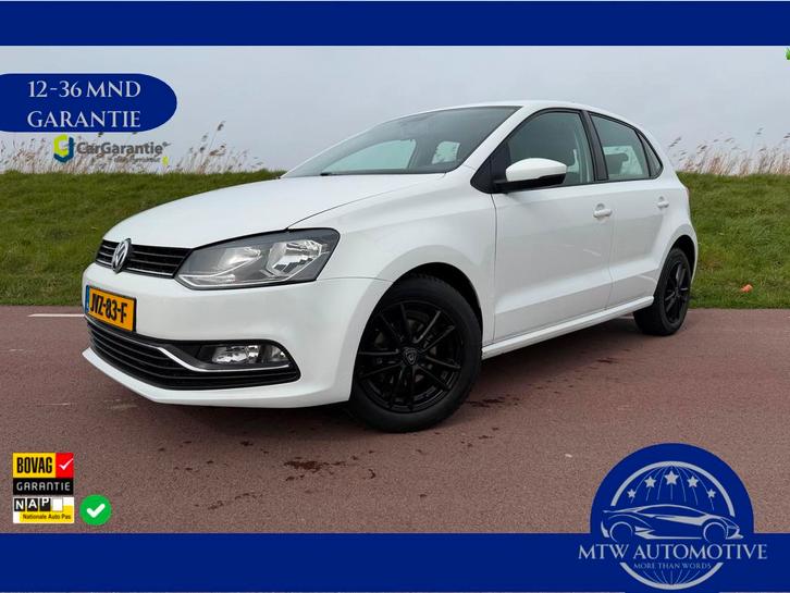 Volkswagen POLO 1.0 MPI 75-PK / BLACK-WHITE / MOOIE AUTO, Auto's, Volkswagen, Bedrijf, Te koop, Polo, ABS, Airbags, Airconditioning
