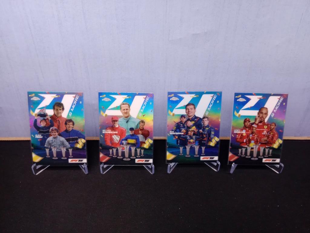 F1 Topps Chrome 2025  kaarten 4 & more set, Ophalen of Verzenden, Nieuw, Formule 1
