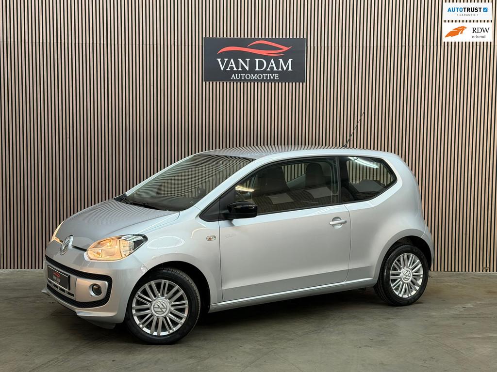 Volkswagen Up! 1.0 high up! CUP 2014 AUTOMAAT / CRUISE CAR-P, Auto's, Volkswagen, Euro 5, Gebruikt, 4 stoelen, Alcantara