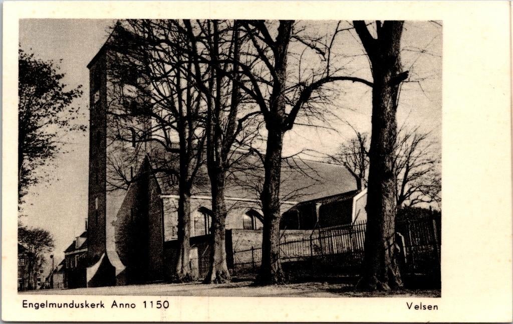 Velsen - Engelmunduskerk, Verzenden, 1940 tot 1960, Ongelopen, Noord-Holland