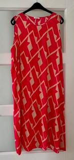 Gerry Weber Plissé Jurk Maat 48 met Centuur, Ophalen of Verzenden, Gedragen, Maat 46/48 (XL) of groter, Onder de knie