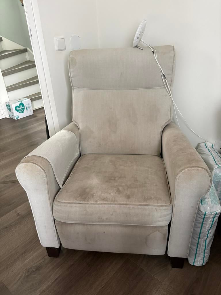 Gratis: Ikea Muren fauteuil, Ophalen, Gebruikt, Stof, 75 tot 100 cm