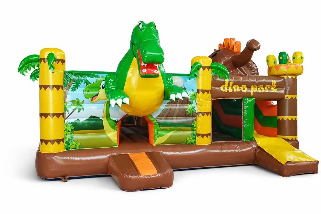 Dino Springkussen te huur!, Hobby en Vrije tijd, Feestartikelen | Verhuur, Ophalen of Verzenden, Zo goed als nieuw, Overige