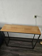 Industriële sidetable, Huis en Inrichting, Tafels | Sidetables, Ophalen, Gebruikt, 50 tot 100 cm, Overige houtsoorten