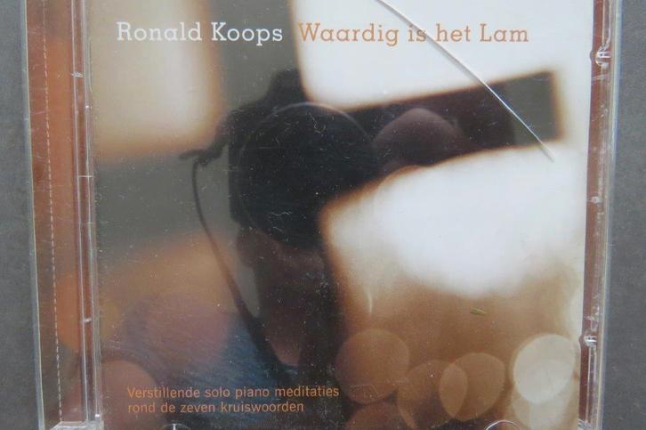 Cd pasen: Waardig is het Lam, Ronald Koops, piano, Cd's en Dvd's, Cd's | Religie en Gospel, Zo goed als nieuw, Gospel, Ophalen of Verzenden