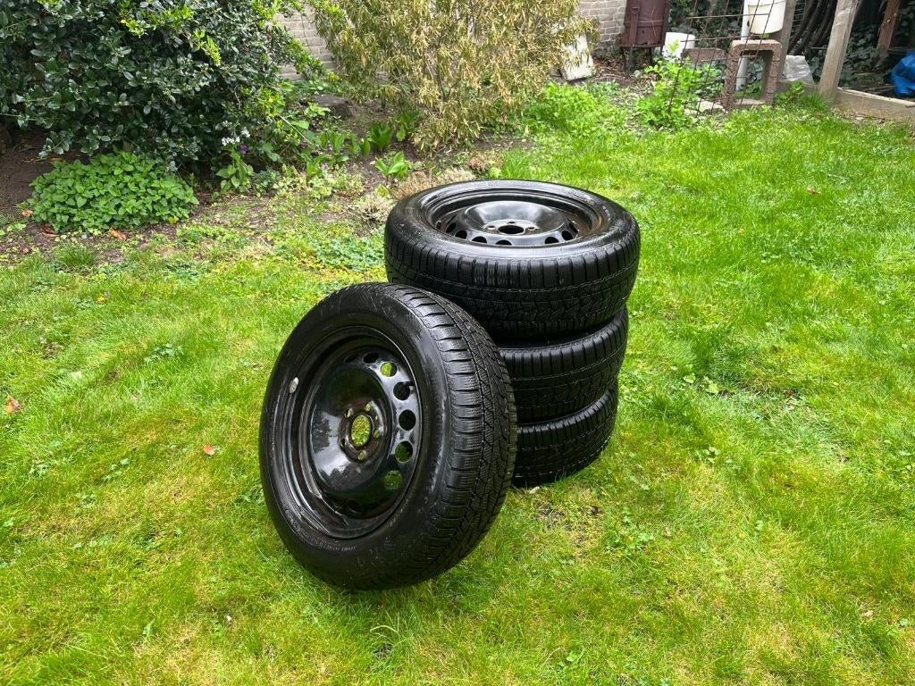Continental WinterContact 205/60 R16 XL 96H, Ophalen, Gebruikt, 16 inch, Banden en Velgen