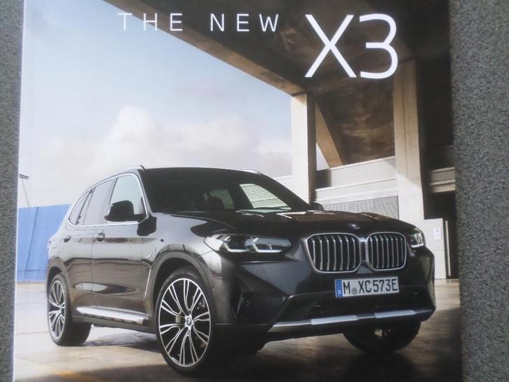 BMW X3 Brochure, Boeken, Auto's | Folders en Tijdschriften, Zo goed als nieuw, BMW, Ophalen of Verzenden