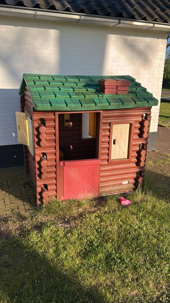 Little Tikes Speelhuisje - Blokhut Stijl, Kinderen en Baby's, Speelgoed | Buiten | Speelhuisjes, Gebruikt, Kunststof, Ophalen of Verzenden