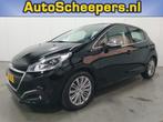 Peugeot 208 1.2 PureTech Blue Lease Allure NAVI/CARPLAY/CLIM, Auto's, Peugeot, 83 pk, Stof, 1199 cc, Zwart
