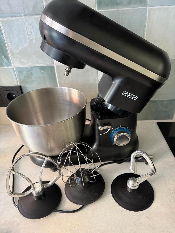 Bourgini keukenmachine, Witgoed en Apparatuur, Keukenmixers, Gebruikt, 4 liter of meer, 3 snelheden of meer, Ophalen of Verzenden