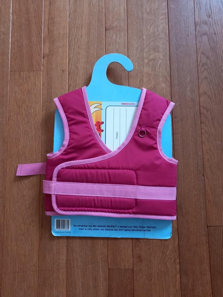 Roze fietsvest maat 98-128, Ophalen, Gebruikt