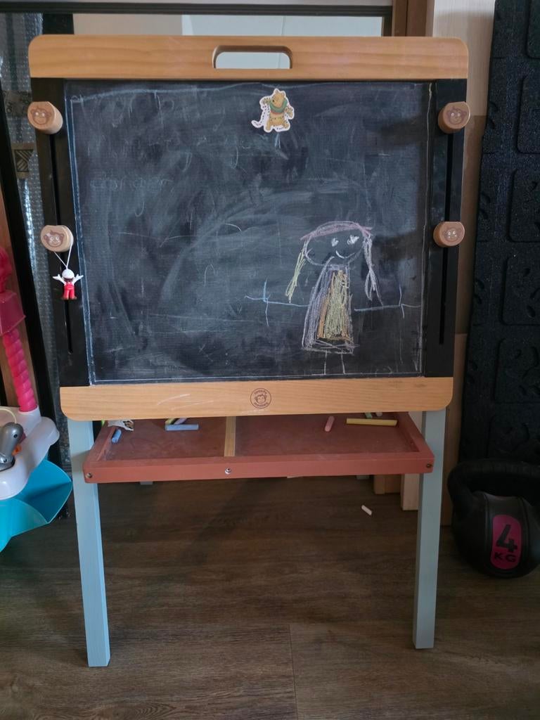 Schoolbord/whiteboard dubbelzijdig van speedy Monkey, Ophalen, Zo goed als nieuw