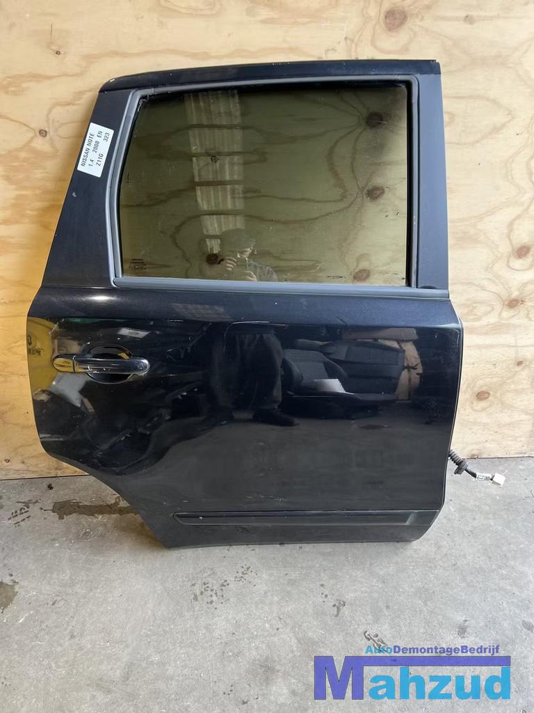 NISSAN NOTE Zwart Z11G rechts achter portier deur 2005-2012, Deur, Takashima 1-chome 1-1
220-8686  Yokohama, Achter, Ophalen of Verzenden