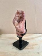 Pink amethist op voet, Ophalen of Verzenden