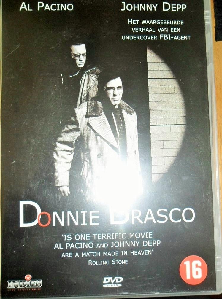 dvd Donnie Brasco, Alle leeftijden, Ophalen of Verzenden, Zo goed als nieuw, Maffia en Misdaad