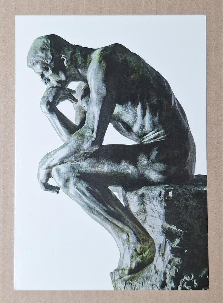 Auguste Rodin - De Denker, ca. 1881-1882. Singer Laren., Ophalen of Verzenden, 1980 tot heden, Ongelopen, Overige thema's