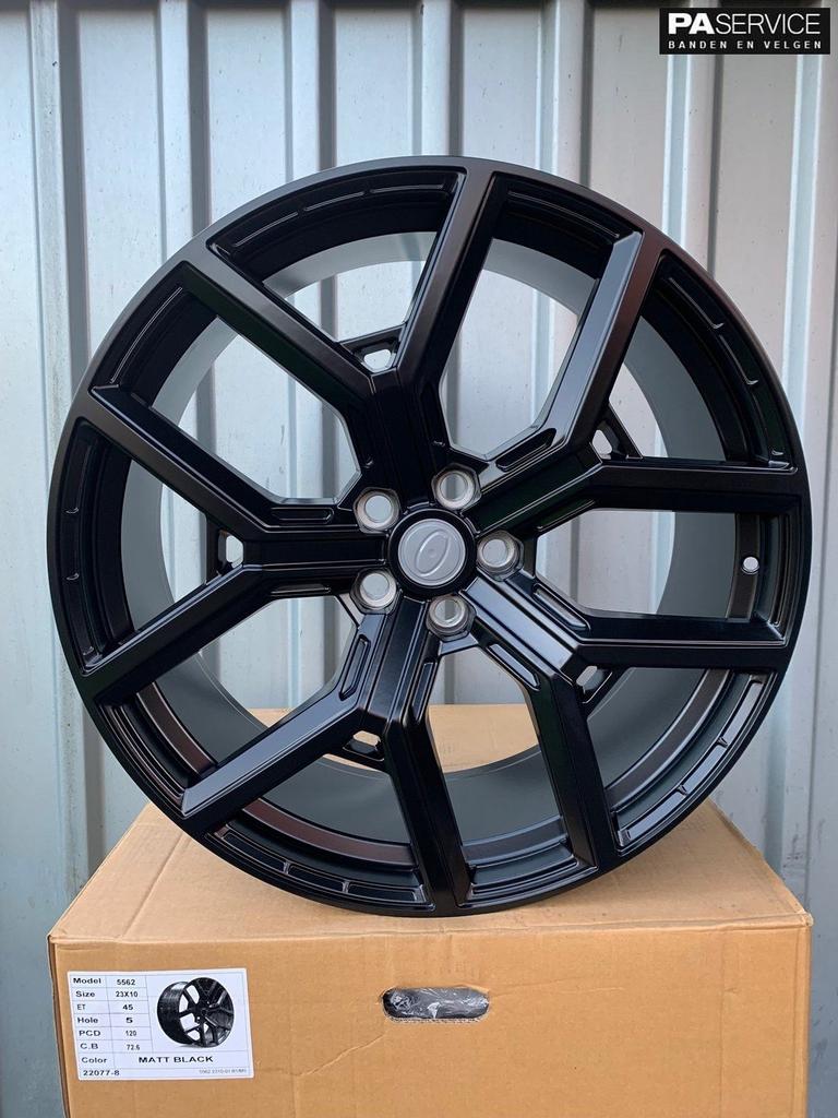 Nwe 23 inch Satin Black Dedicated Range Rover velgen, -, -, Banden en Velgen, Nieuw