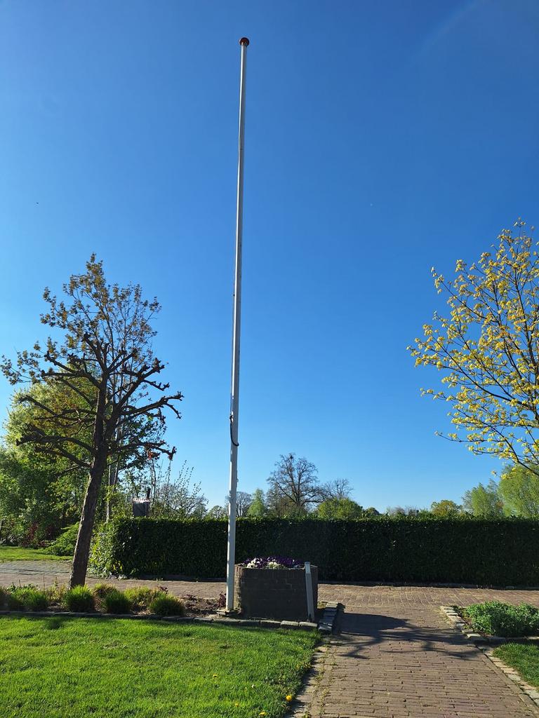 Vlaggenmast, Diversen, Ophalen of Verzenden, Gebruikt