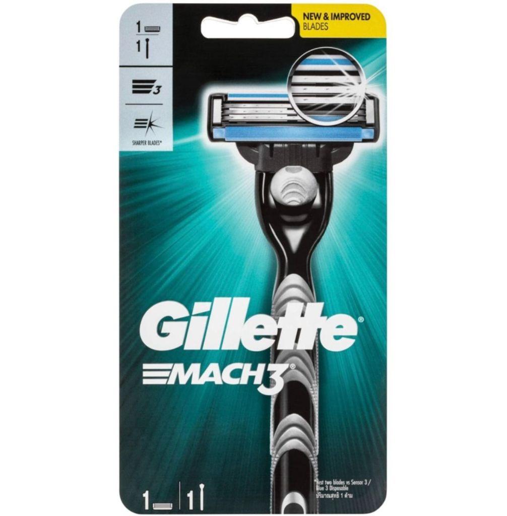 Gillette Mach3 Scheersysteem – Houder + 1 Mesje, Ophalen, Nieuw, Gehele gezicht