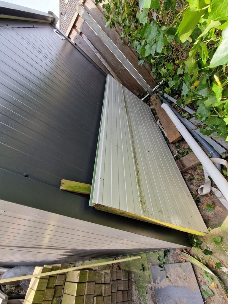 2 sandwichpanelen, Ophalen, Gebruikt, Overige materialen, 100 mm of meer