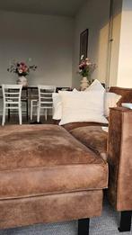 Bank + Hocker, Ophalen, 75 tot 100 cm, 200 tot 250 cm