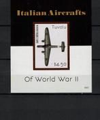 TUVALU 2015 PF BLK MILITAIRE LUCHTVAART VLIEGTUIGEN WO1  2, Ophalen of Verzenden, Postfris, Vliegtuigen