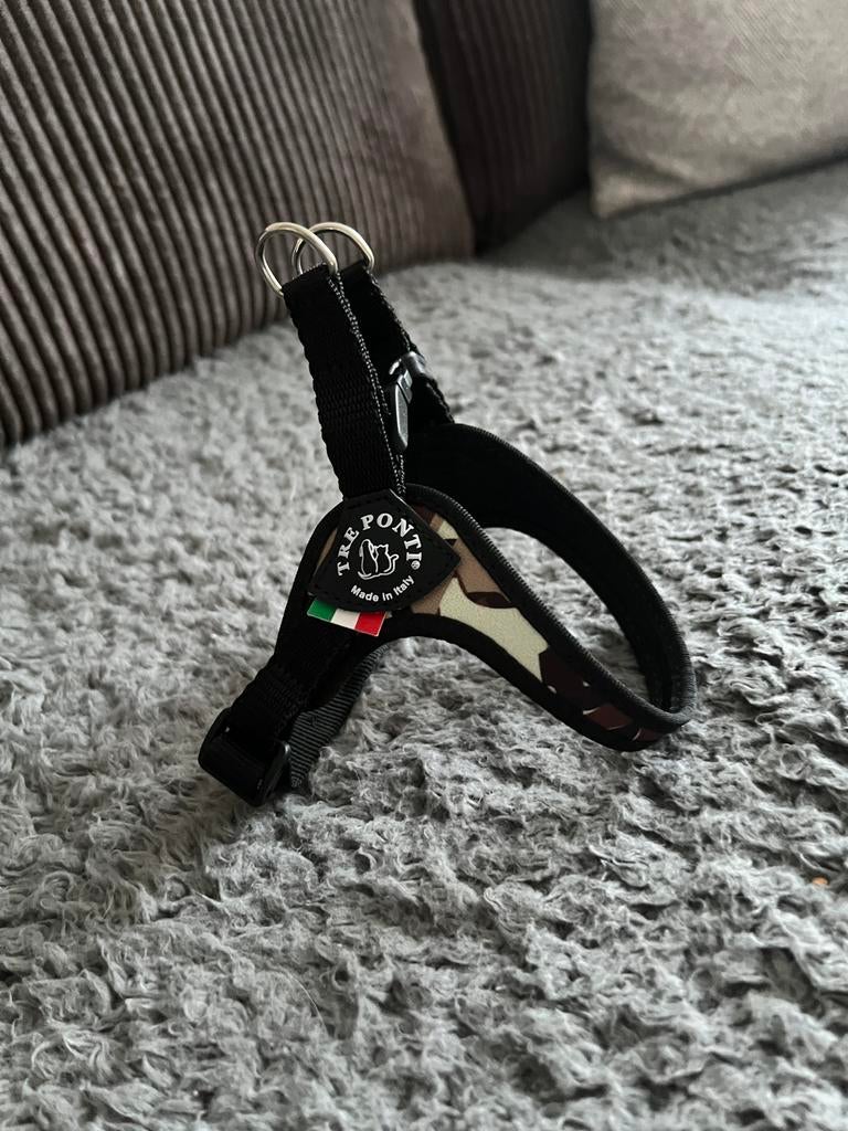 Verstelbaar Tuigje Tre Ponti Fibbia (Camouflage) maat 1, Ophalen of Verzenden, Nieuw, Hondenriem