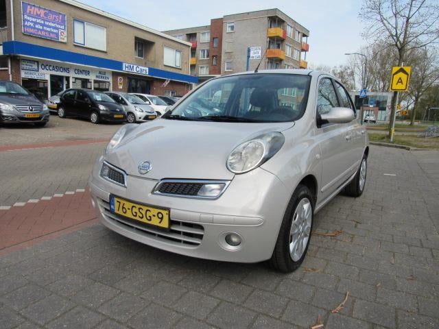 NISSAN Micra 1.4 5Drs Acenta Airco, 4 cilinders, Wit, Euro 4, Onderhoudsboekje