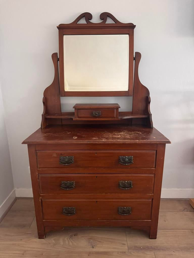 Antieke kaptafel, Antiek en Kunst, Antiek | Meubels | Kasten, Ophalen