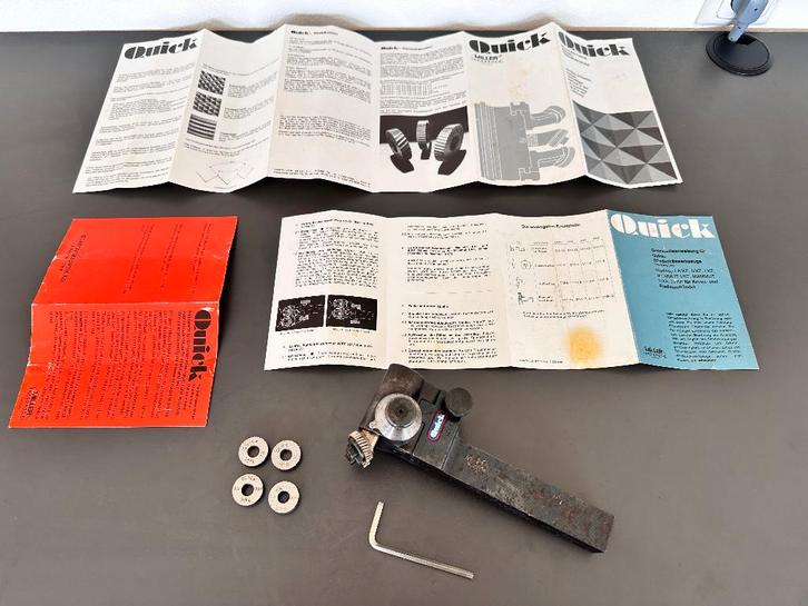 Quick-I/KF kartelapparaat met nieuwe kartelrollen, Doe-het-zelf en Verbouw, Gereedschap | Machine-onderdelen en Toebehoren, Ophalen of Verzenden