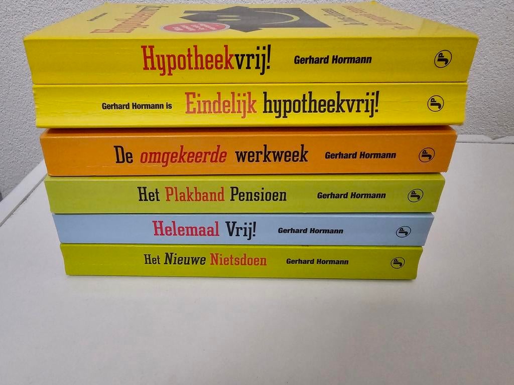 Gerhard Hormann Boekenpakket: Hypotheekvrij, Pensioen & Meer, Boeken, Ophalen of Verzenden, Gelezen, Gerhard Hormann
