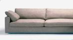 Linteloo Fabio 4 zits 280 br x 110 dp beige taupe kleur, Ophalen, 250 tot 300 cm, Gebruikt, 100 tot 125 cm