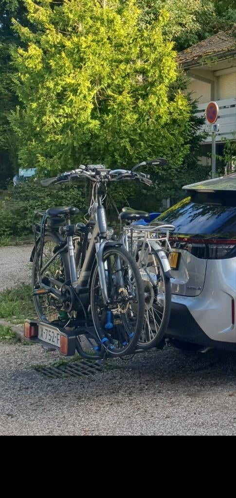 Fietsendrager Hapro voor 2Elektische fietsen 225Euro, Auto diversen, Fietsendragers, Ophalen of Verzenden