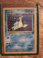 Pokémon Lapras 1995 Fossil 1st Edition Holo (Engels), Ophalen of Verzenden, Gebruikt, Losse kaart, Foil