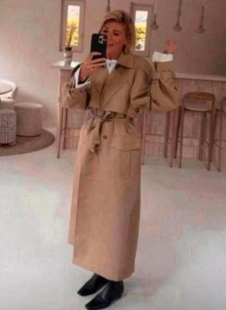 Nieuwe lonneke nooteboom trenchcoat kaartje aan nu voor?, Kleding | Dames, Jumpsuits, Ophalen of Verzenden, Nieuw, Beige