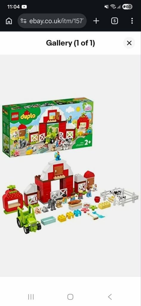 Lego Duplo boerderij set, Ophalen of Verzenden, Duplo