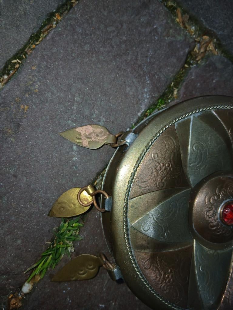 Vintage Marokkaanse kruitbus, Ophalen of Verzenden