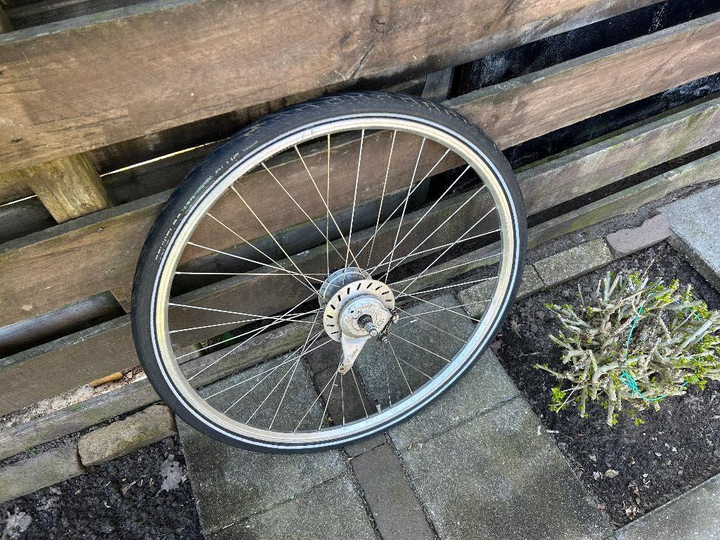 Achterwiel 28 inch 8 NEXUS versnellingen rollerbrakes, Ophalen of Verzenden, Gebruikt, Shimano Nexus