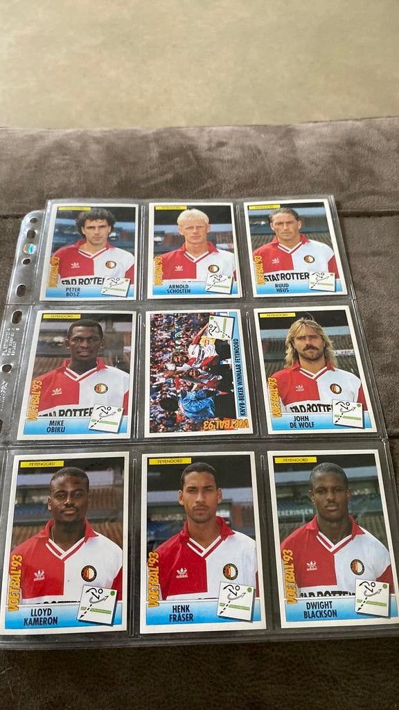 Panini voetbal 93 feyenoord, Verzamelen, Ophalen of Verzenden, Zo goed als nieuw, Feyenoord, Poster, Plaatje of Sticker