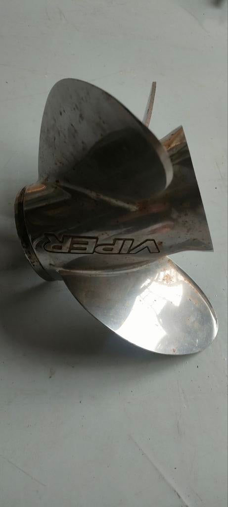 Rvs schroef Viper evinrude 175pk, Watersport en Boten, Bootonderdelen, Ophalen of Verzenden, Motor en Techniek, Motorboot