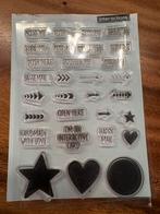 Craftlab stempel interactions, Ophalen of Verzenden, Zo goed als nieuw, Houten stempel